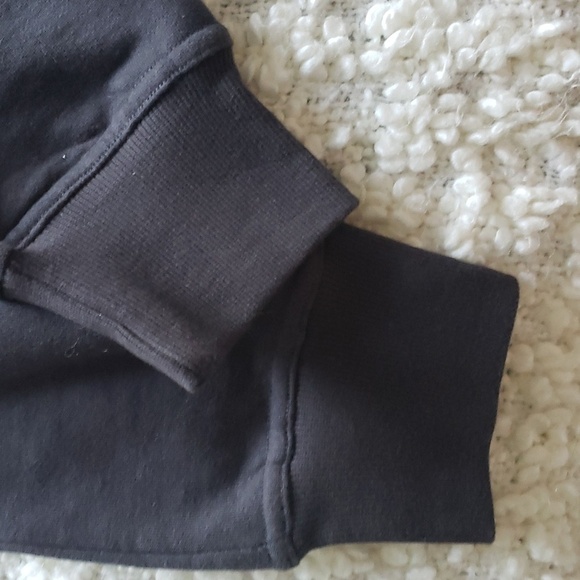 hip and bone harem style charcoal gray sweatpants jogger medium - Picture 5 of 9